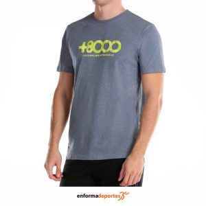 CAMISETA HOMBRE +8000 AIREE | GRIS PLOMO VIGORE