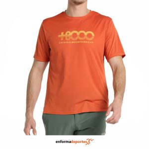 CAMISETA HOMBRE +8000 BLANC | LADRILLO