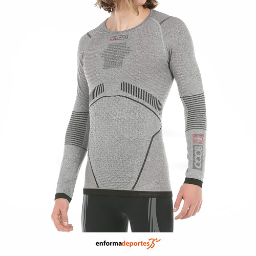 CAMISETA HOMBRE +8000 GOURDON 24I | NEGRO