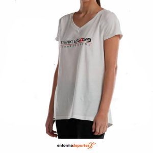 CAMISETA MUJER +8000 LATAZ | MARFIL