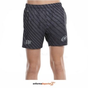 PANTALON CORTO HOMBRE BULLPADEL LIEGO 23V | NEGRO