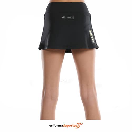 FALDA MUJER BULLPADEL LIGUA | NEGRO - Imagen 3