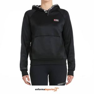 SUDADERA MUJER +8000 LIZ 23I | NEGRO