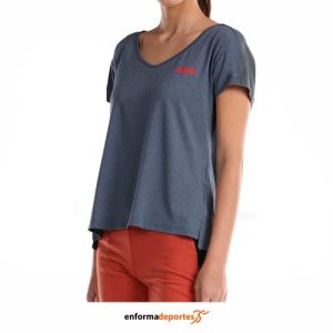 CAMISETA MUJER +8000 NOVAR | GRIS VOLCANO VIGORE