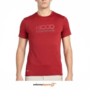 CAMISETA HOMBRE +8000 PIPE | CEREZA VIGORE