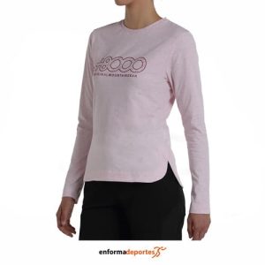 CAMISETA MUJER +8000 QUILMAS | ROSA PASTEL VIGORE