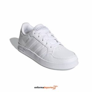 ZAPATILLA JUNIOR ADIDAS BREAKNET | FTWWHT/FTWWHT/FTWWHT