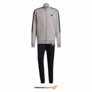 CHANDAL HOMBRE ADIDAS 3S FT TT TS | MGREYH/BLACK