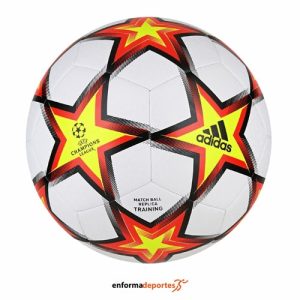 BALON ADIDAS UCL TRN PS | WHITE/SOLRED/SYELLO/B