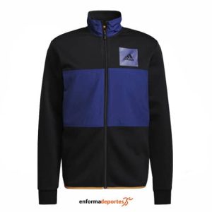 CHAQUETA HOMBRE ADIDAS Q4 FLEECE TJ | BLACK/FOCORA