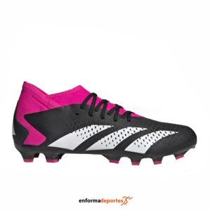 Bota futbol hombre Adidas predator Accuracy.3 Mg | CBLACK/FTWWHT/TESHPK