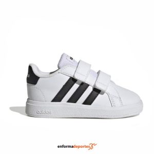 ZAPATILLA INFANTIL ADIDAS GRAND COURT 2.0 CF | FTWWHT/CBLACK/CBLACK