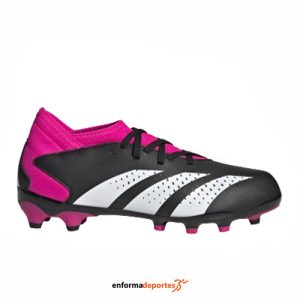 Bota Futbol Junior Adidas Predator Accuracy.3 Mg | CBLACK/FTWWHT/TESHPK