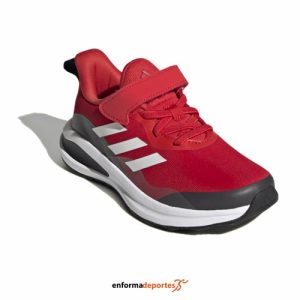 ZAPATILLA JUNIOR ADIDAS FORTARUN K | VIVRED/FTWWHT/CBLACK