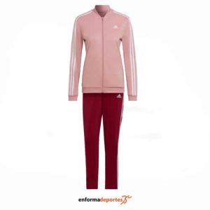 CHANDAL MUJER ADIDAS 3S TR TS | LEGBUR/WHITE