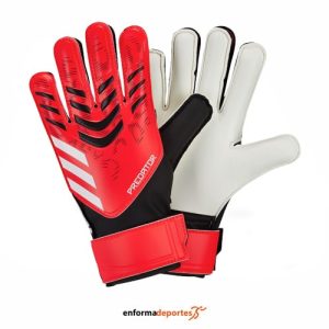 GUANTES JUNIOR ADIDAS PREDATOR | BLACK/LUCRED/WHITE