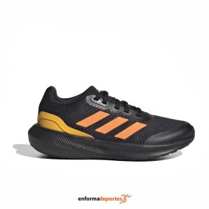 ZAPATILLA JUNIOR ADIDAS RUNFALCON 3.0 K | CBLACK/SCRORA/SOGOLD