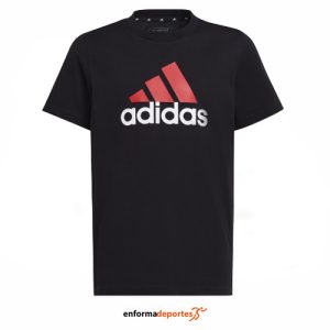 CAMISETA JUNIOR ADIDAS BL 2 TEE | BLACK/BETSCA/WHITE