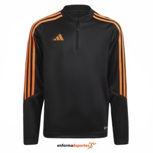 SUDADERA JUNIOR ADIDAS TIRO 23 CB TR TOP | BLACK/APSIOR