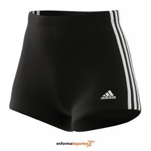 PANTALON CORTO MUJER ADIDAS 3S BT | BLACK/WHITE
