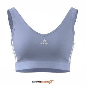 TOP ADIDAS MUJER 3S CRO | BLUDAW/WHITE