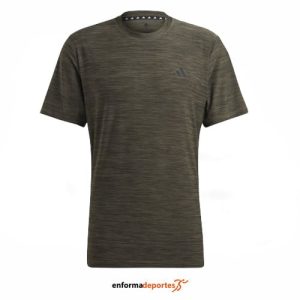 CAMISETA HOMBRE ADIDAS TR ES STRETCH | OLISTR/BLACK/BLACK