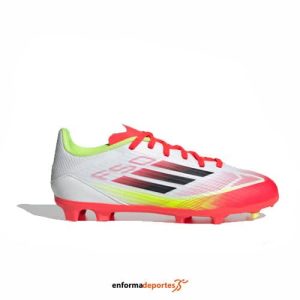 Bota Junior Adidas F50 League Fg/Mg | FTWWHT/CBLACK/SYELLO