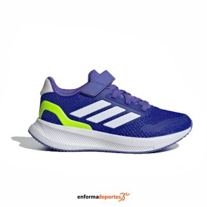 Zapatilla junior Adidas runfalcon 5 EL C | LUCBLU/FTWWHT/COBBLU