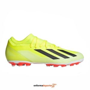 Bota Futbol Hombre Adidas X Crazyfast League 2g/3g Ag | TESOYE/CBLACK/FTWWHT