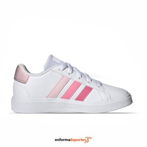 ZAPATILLA JUNIOR ADIDAS GRAND COURT 2.0 K | CLPINK/BLIPNK/PNKFUS