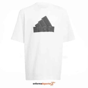 CAMISETA JUNIOR ADIDAS FUTURE ICONS LOGO | WHITE/BLACK