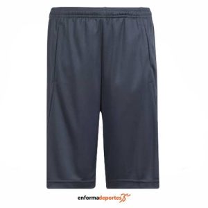 PANTALON CORTO JUNIOR ADIDAS U TR-ES LOGO | CARBON/SEGRSP