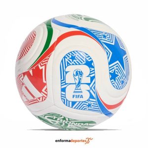 Balón Futbol Adidas Wordl Cup Club | WHITE/VIVRED/GLOBLU/G