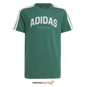 CAMISETA JUNIOR ADIDAS COLLEGE TEE | CGREEN