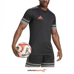CAMISETA HOMBRE ADIDAS SQUAD 25 | BLACK/TEGRFO/PURRUB