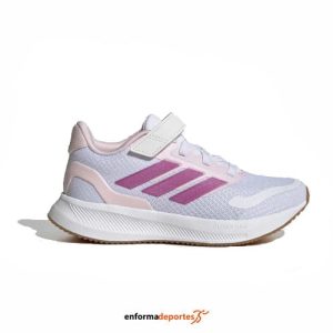 Zapatilla infantil Adidas Runfalcon 5 EL C | FTWWHT/CLPINK/GUM10