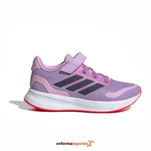 Zapatilla infantil Adidas Runfalcon 5 EL C | POWPLU/AURPLU/LUCRED