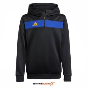 Sudadera junior Adidas Tiro Essentials | BLACK/SELUBL/CREYEL