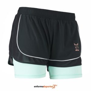 PANTALON CORTO MUJER ALTUS LEN | ANTRACITA