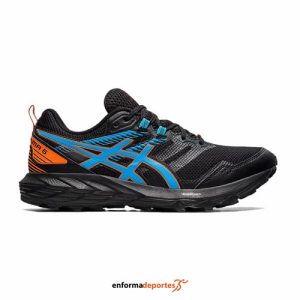ZAPATILLA HOMBRE ASICS GEL-SONOMA 6 | BLACK/DIGITAL AQUA