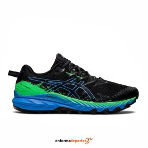 ZAPATILLA HOMBRE ASICS GEL-TRABUCO 10 | BLACK/BLUE COAST