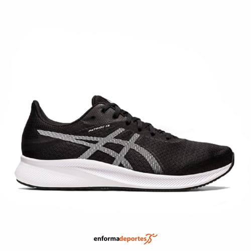 ZAPATILLA HOMBRE ASICS PATRIOT 13 | BLACK/WHITE