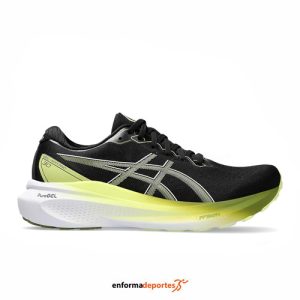 ZAPATILLA HOMBRE ASICS GEL-KAYANO 30 | BLACK/GLOW YELLOW