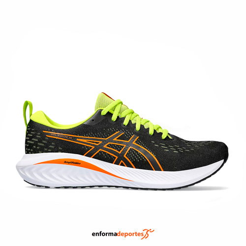 ZAPATILLA HOMBRE ASICS GEL-EXCITE 10 | BLACK/BRIGHT ORANGE