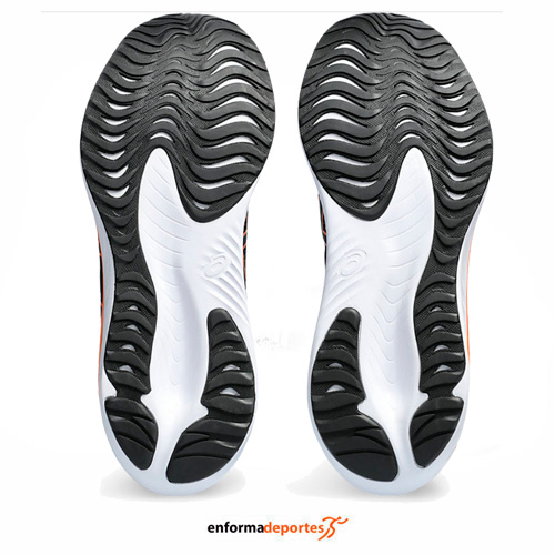 ZAPATILLA HOMBRE ASICS GEL-EXCITE 10 | BLACK/BRIGHT ORANGE - Imagen 3