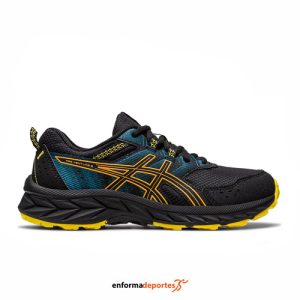 ZAPATILLA JUNIOR ASICS PRE VENTURE 9 GS | BLACK/SANDSTORM