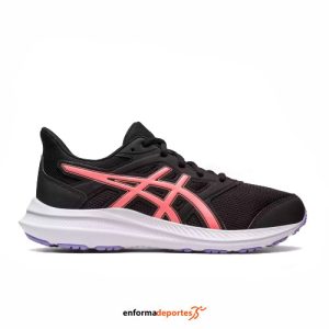 ZAPATILLA JUNIOR ASICS JOLT 4 GS | BLACK/PAPAYA