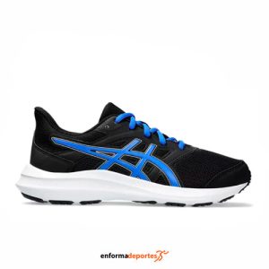 ZAPATILLA JUNIOR ASICS JOLT 4 GS | BLACK/ILLUSION BLUE