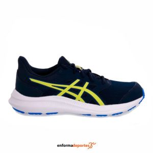 ZAPATILLA JUNIOR ASICS JOLT 4 GS | FRENCH BLUE/GLOW YELLOW
