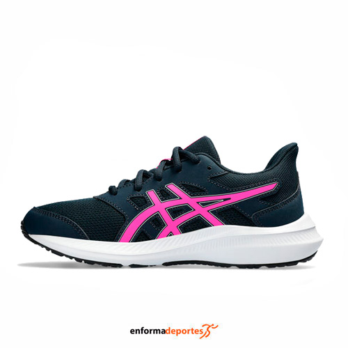 ZAPATILLA JUNIOR ASICS JOLT 4 GS | FRENCH BLUE/HOT PINK - Imagen 2